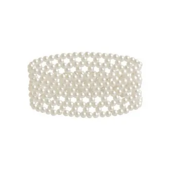 Yiru Round Bead Elastic String Hair Tie Women's