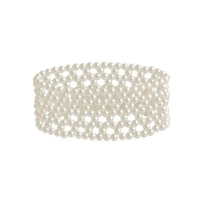 Yiru Round Bead Elastic String Hair Tie Women's-0