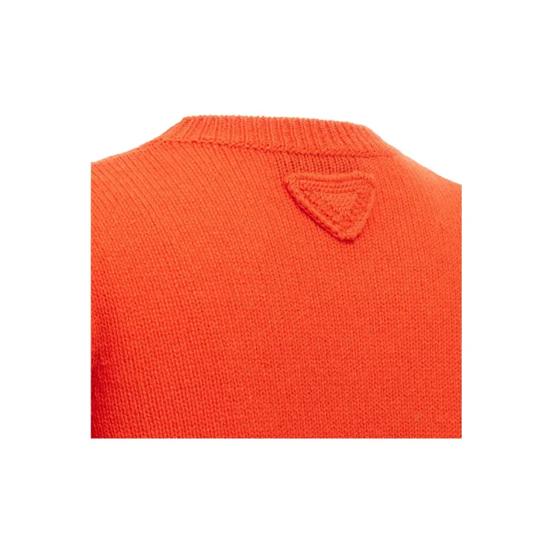 PRADA Ribbed Knitted Crewneck Jumper-4