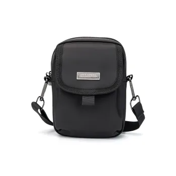 SANTA BARBARA POLO & RACQUET CLUB Fabric Shoulder Bag Regular Men's Black/Royal Blue