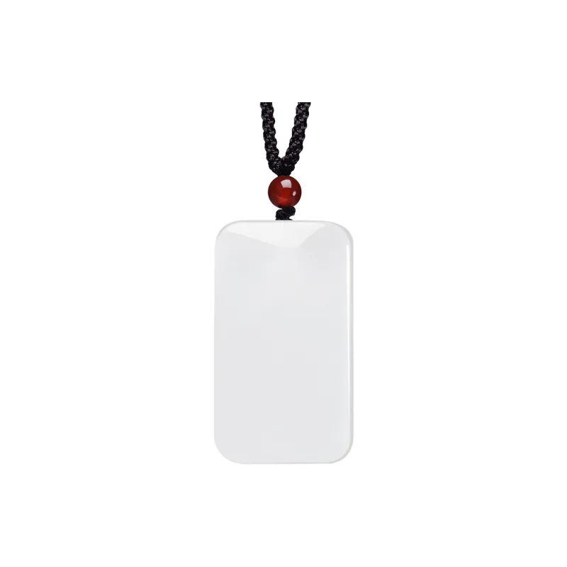 YUYIHUAN Hetian Jade Pendants White Jade Unisex-0
