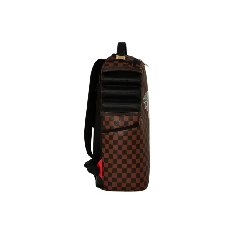 SPRAYGROUND Sprayzilla Side Bite DLXV Backpack Brown-3