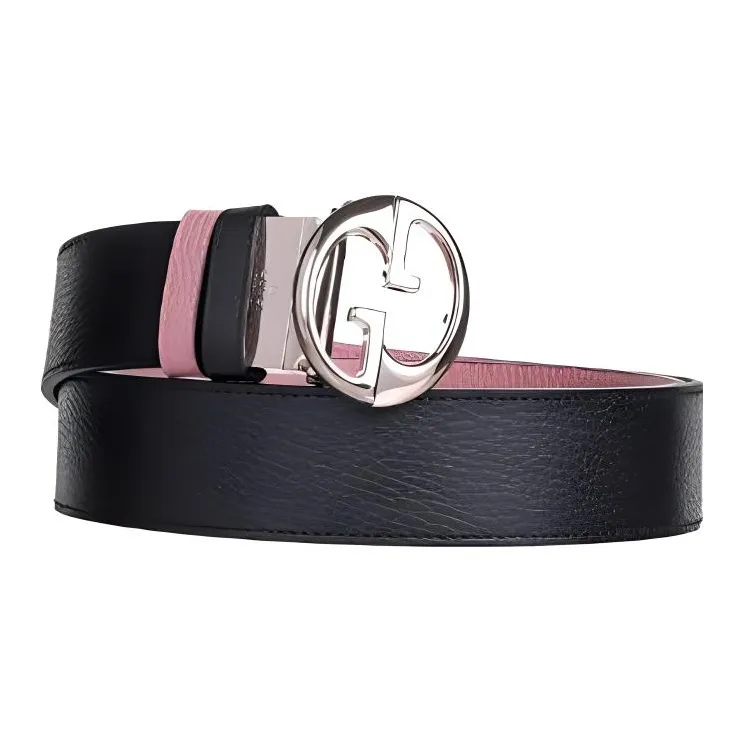 GUCCI Calfskin Leather Belts Women's Pink --1