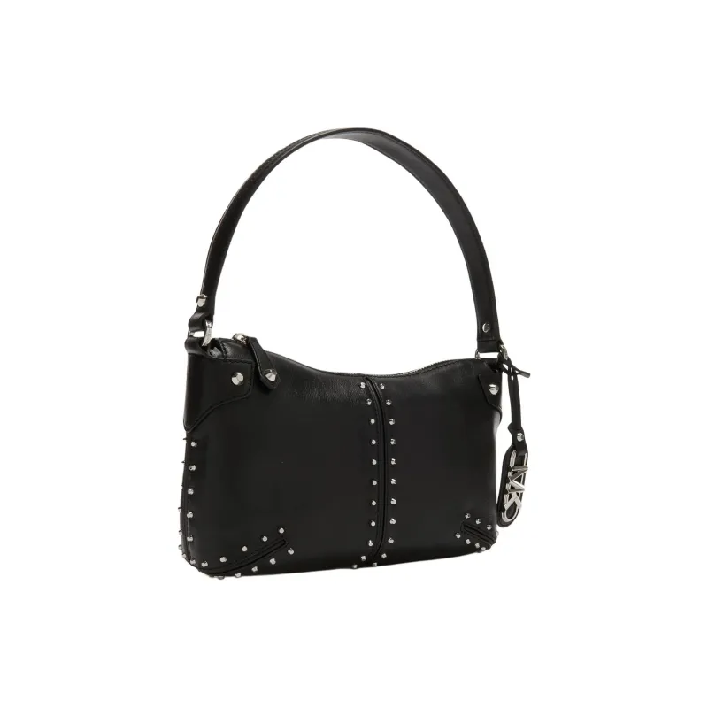 MICHAEL KORS Cow Leather Tote Bag, Shopping Bag, Shoulder Bag, Handbag, Shoulder Bag Tubas Women's Black-2
