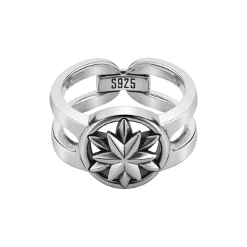 ROCK&RIDE 925 Sterling Silver Rings Men's