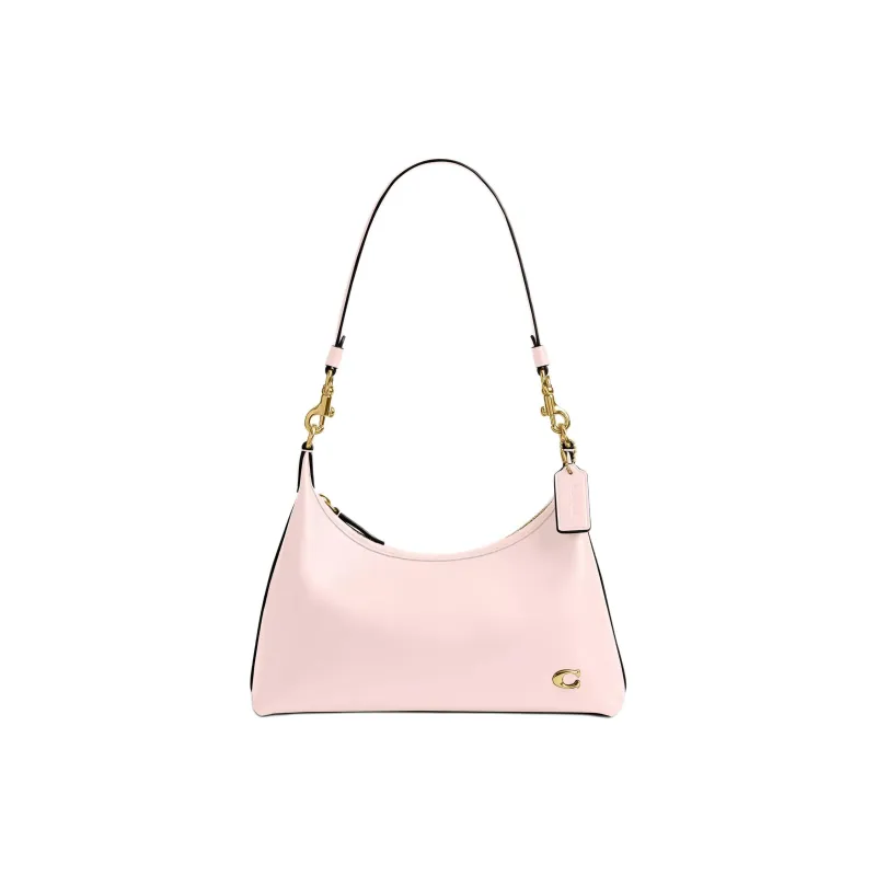 COACH Cow Leather Handbag Shoulder Bag Large Size Women's Blush Pink-0