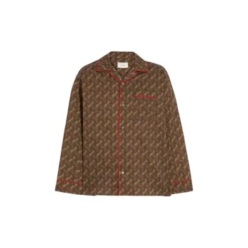 COACH SS23 Pajama Tops Men's Umber