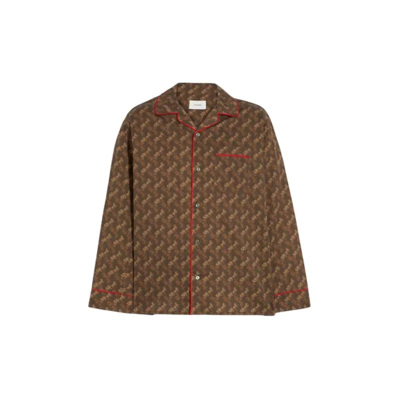 COACH SS23 Pajama Tops Men's Umber-0