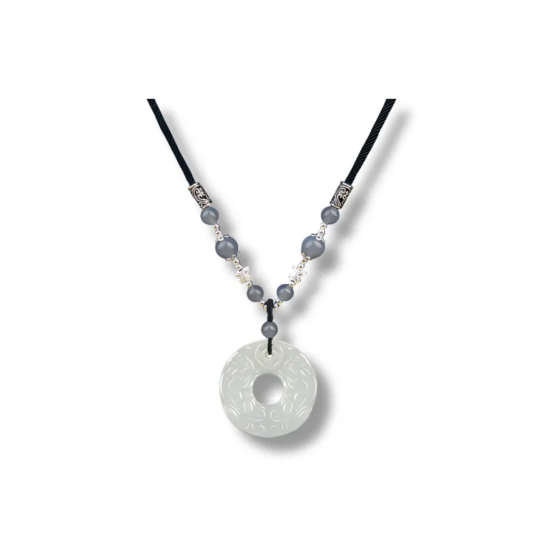 Atsuyama Chalcedony Necklaces Unisex-0