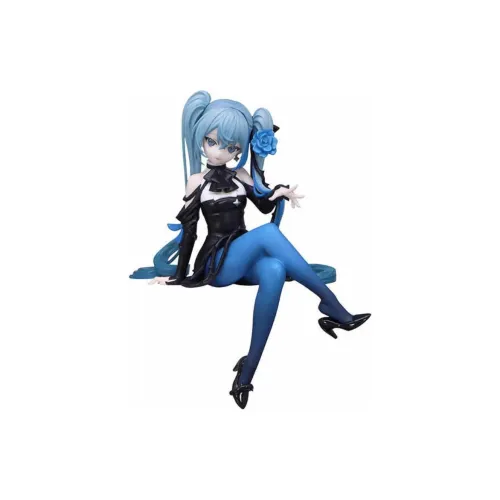 FURYU Hatsune Miku MIKU V Home Blue Rose Fairy Instant Noodle Press Bonus Gifts
