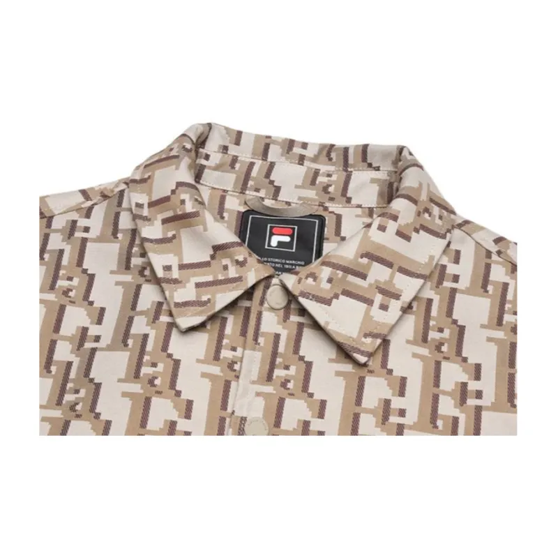 FILA Down Jackets Men Brown-3
