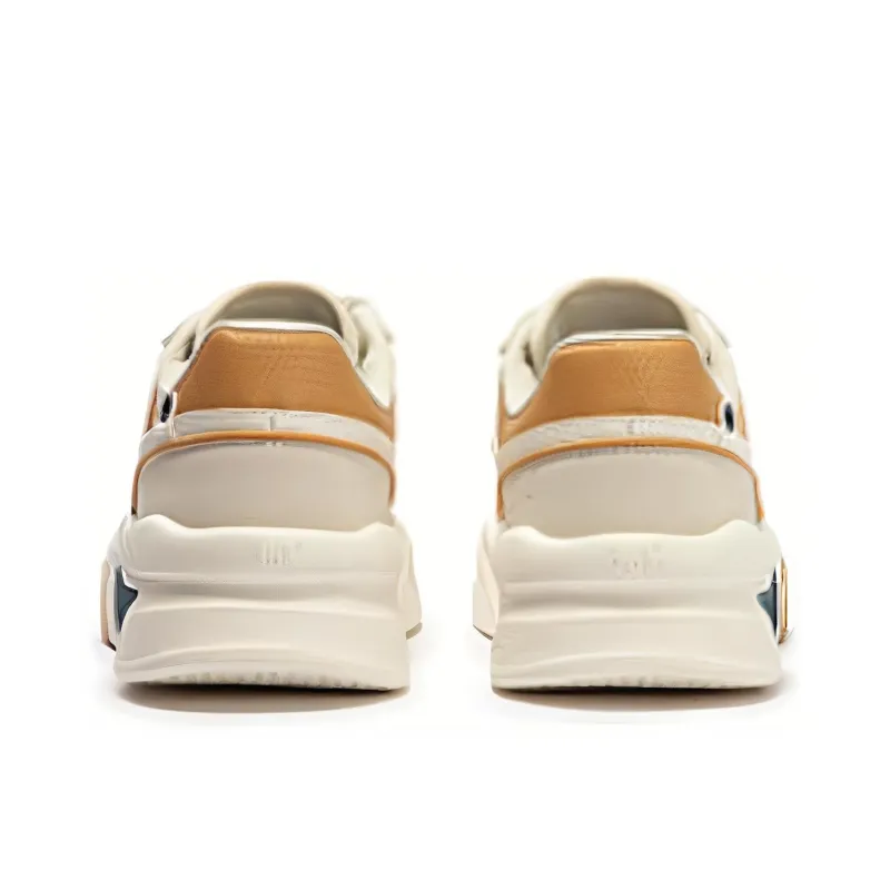 361° Jincheng Abrasion Resistant Breathable Low Top Casual Shoes Men's White Brown-2