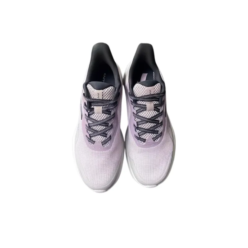 Anta DuCi4 Anti Slip Wear Resistant Low Top Running Shoes Women's Purple-3