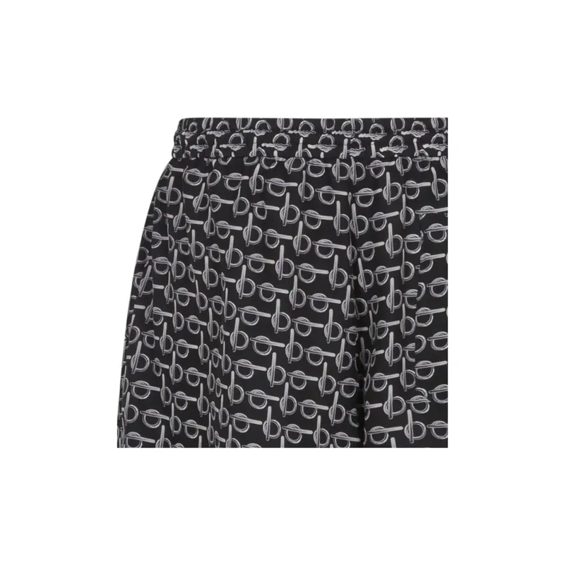 Burberry Monogram Print Knee Length Shorts-3
