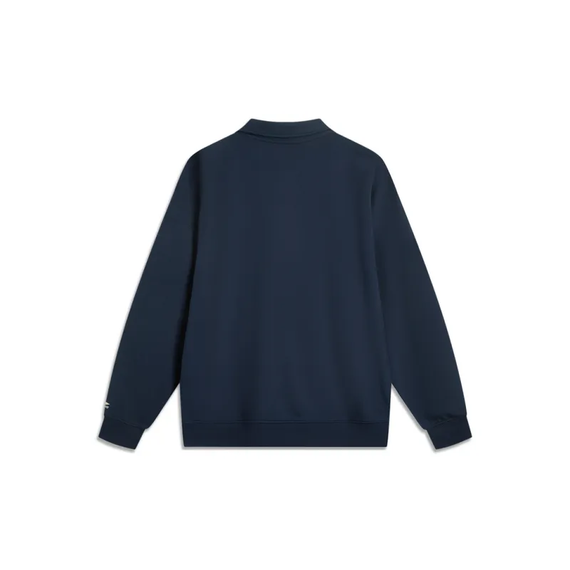 LiNing Sports Life Collection Sweatshirt Unisex Dark Marine Blue-1