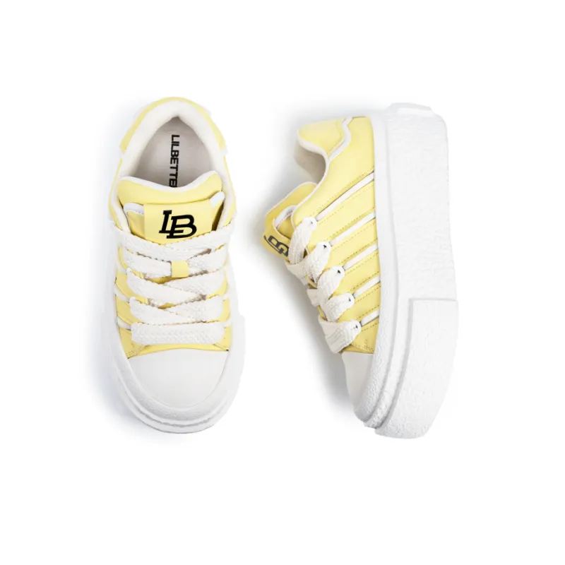Lilbetter Popcorn 2.0 Lightweight Height Increasing Coverage Low Top Platform Casual Skateboard Shoes Women's-1
