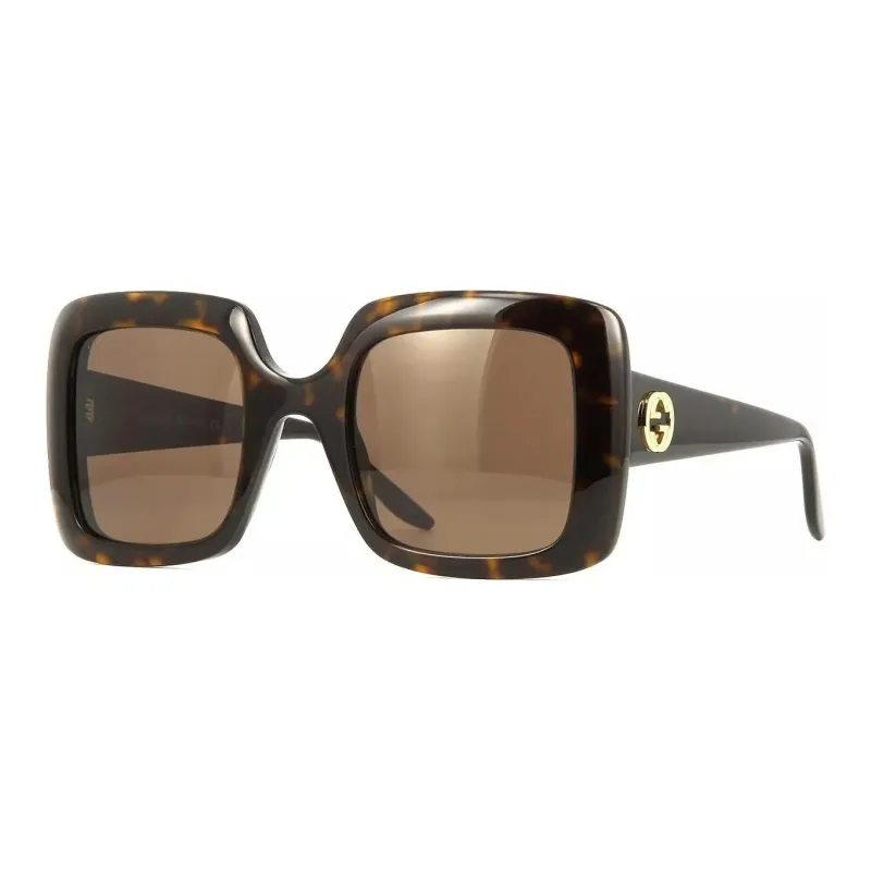 GUCCI Double G Square frame Sunglasses-0