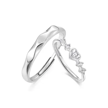 KADER 925 Sterling Silver Rings Unisex Silver