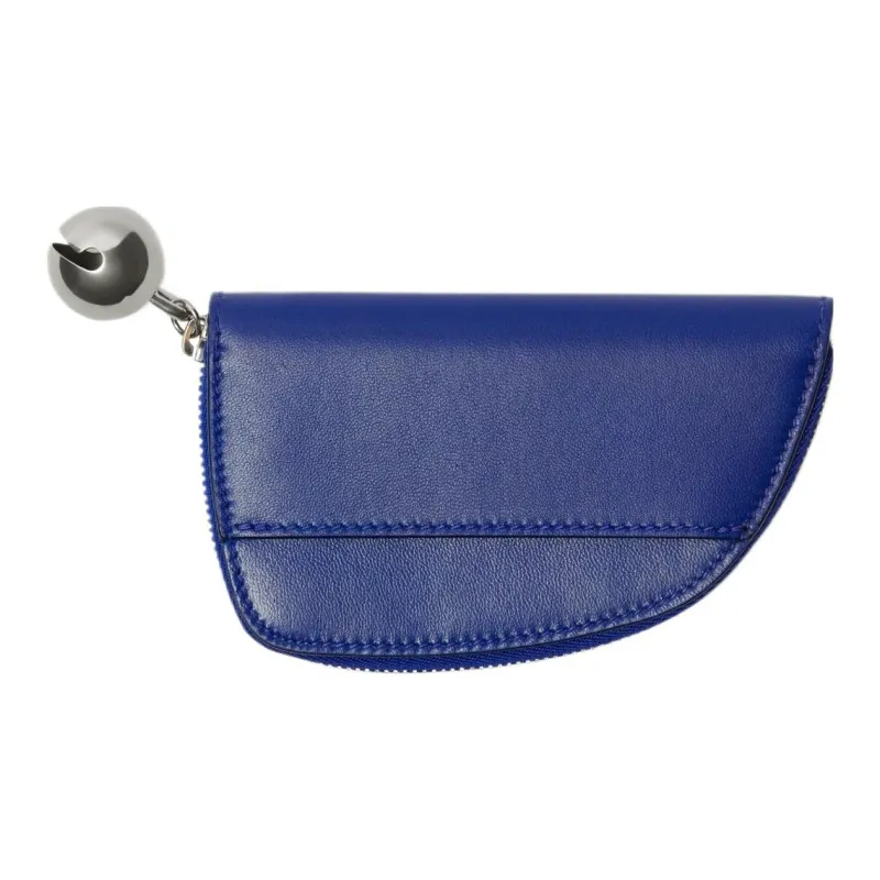 Burberry Lambskin Coin Purse Women's Knight Blue-1