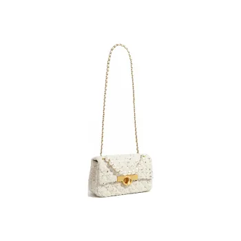 Miss Kung Fabric Shoulder Bag Crossbody Bag Regular Women's White