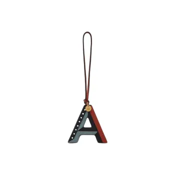 Mulberry Calfskin Charm Bag Accessory Women's Black & Blue & Red