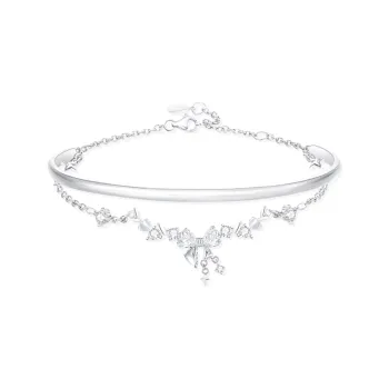 STQ S999 Fine Silver Bangles Women's Essential Gift