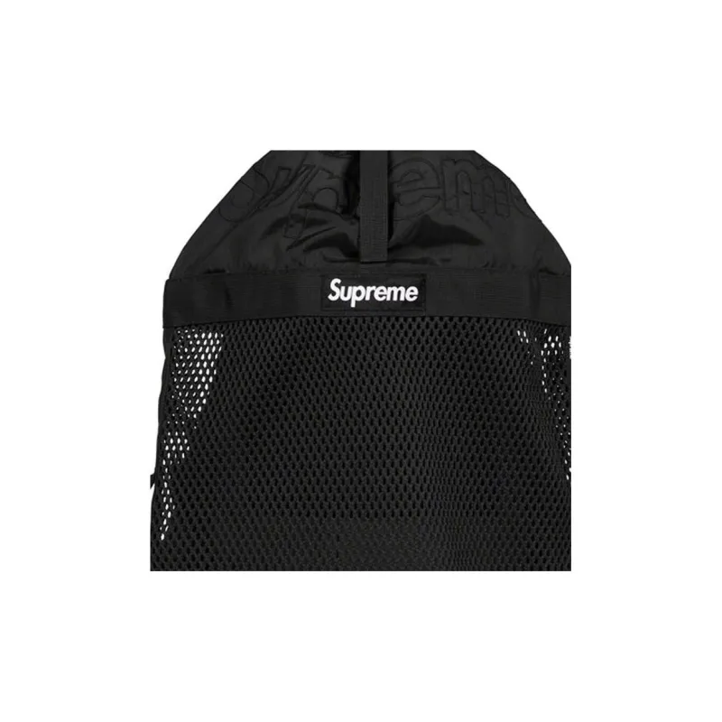 Supreme Polyethylene Backpack Regular Unisex Black-1