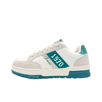 QIANJIN Slip Resistant, Waterproof, Cushioning, Lightweight Low Top Skateboard Shoes Men's Green