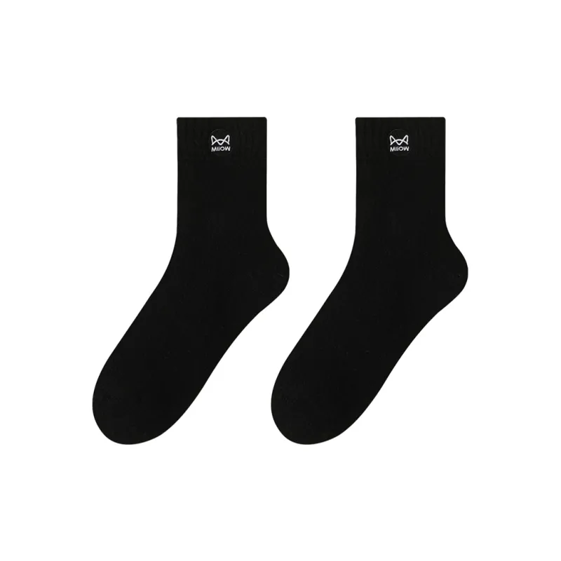 MIIOW Mid Calf Socks Unisex 2 Pack-9