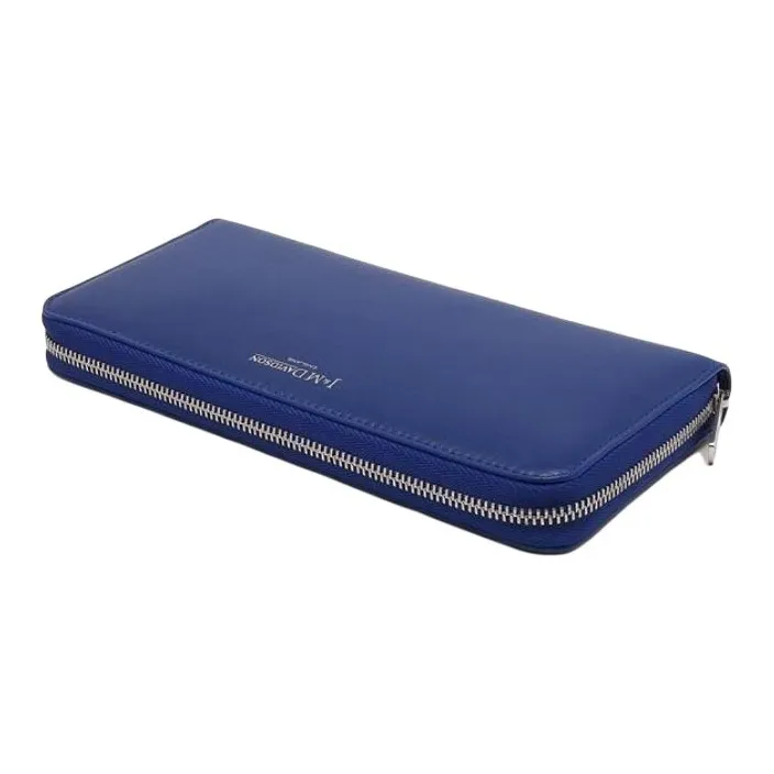 J&M Leather Wallet Women's Sapphire Blue-5
