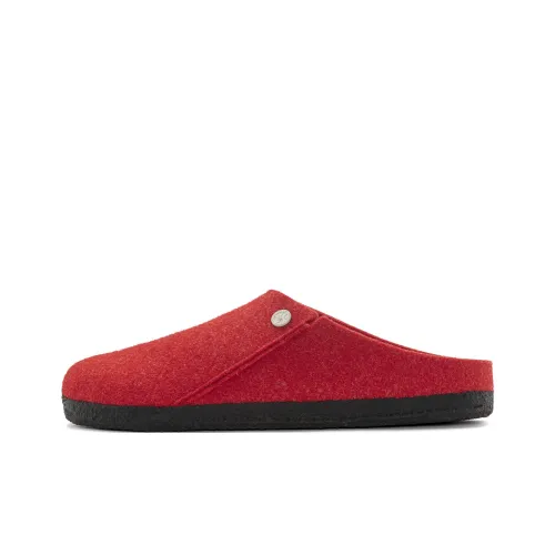 Birkenstock Zermatt Abrasion Resistant Wrap toe Slippers Women's Red Narrow Fit