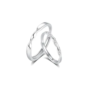 Welcome To The Treasure Zircon Rings Unisex