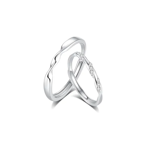 Welcome To The Treasure Zircon Rings Unisex