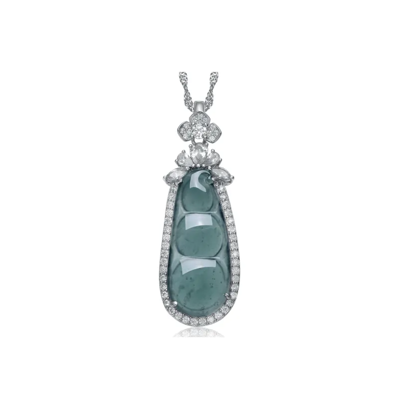 MARY WINDSOR Ice Glutinous Jadeite Necklaces Women's-0