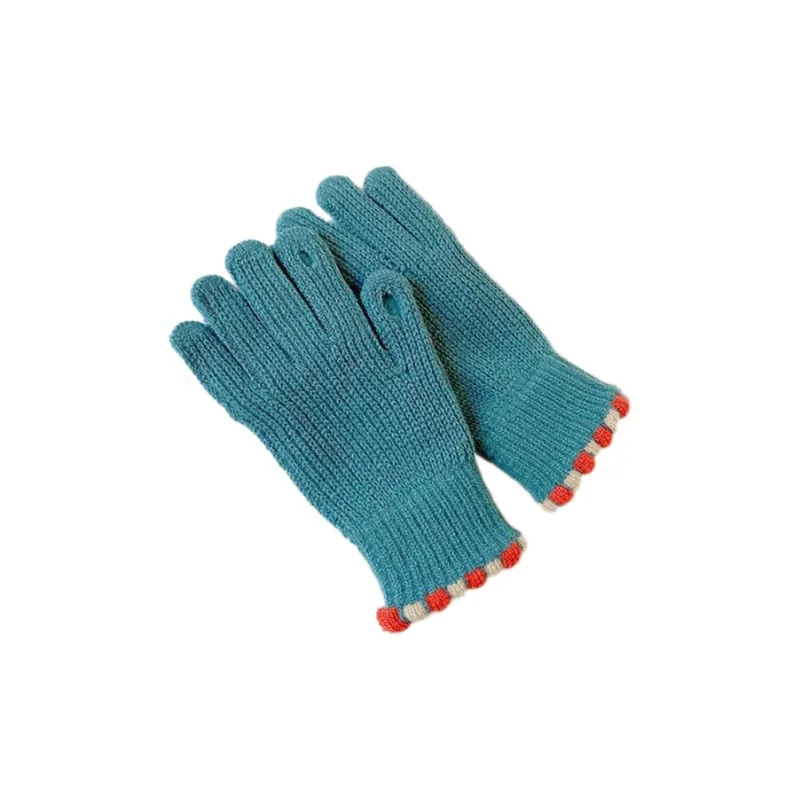 JKEM Polyester Knit Gloves Women's-7