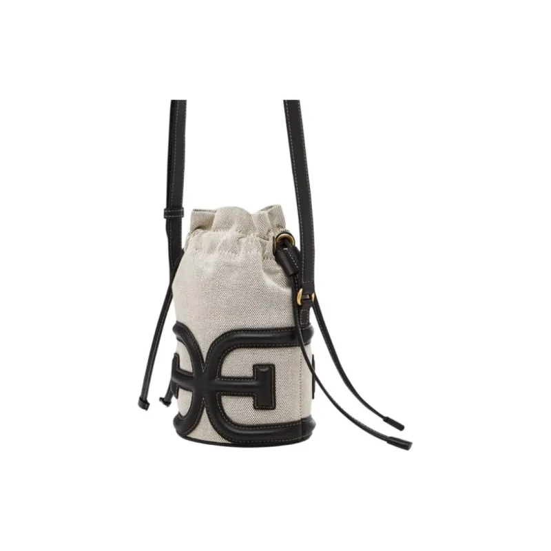 SAM EDELMAN Fabric Bucket Bags Crossbody Bag Shoulder Bag Small Size Women's Brown/Black-6