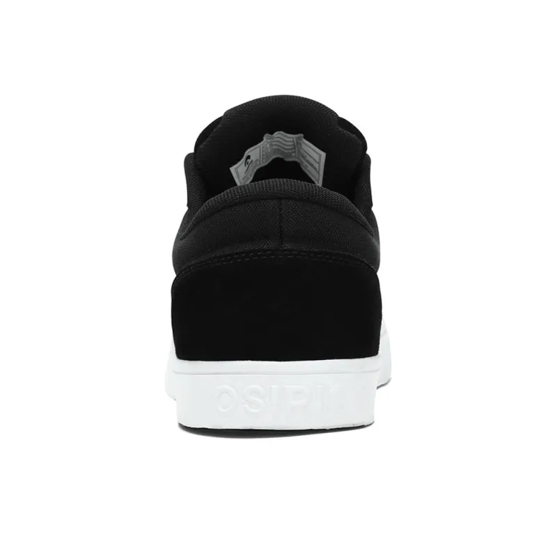 OSIRIS Slip Resistant Lightweight Breathable Low Top Skateboard Shoes Unisex Black-4