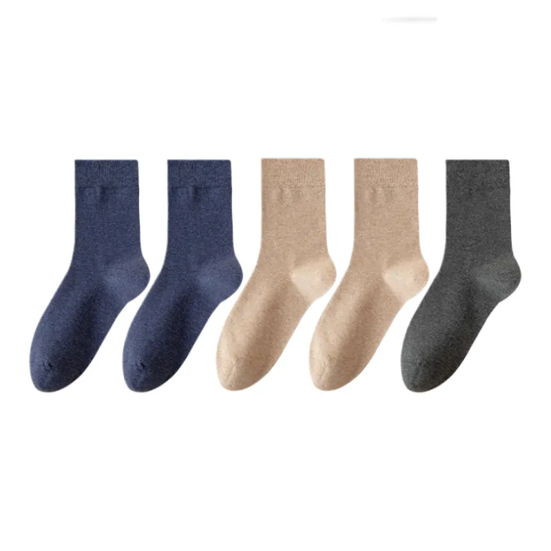 Lan Miao Mid Calf Socks Men's 5 Pack-3