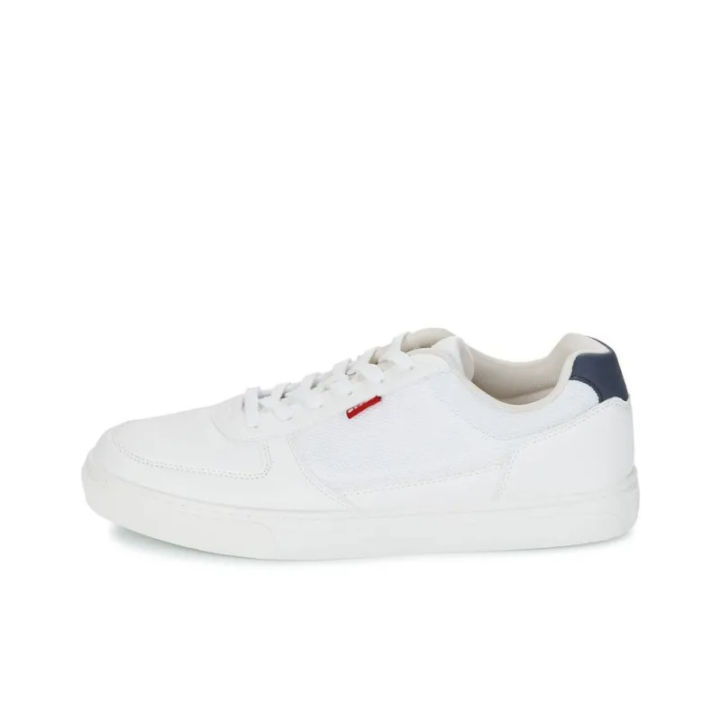 Levi's LIAM WHITE Abrasion Resistant Low Top Skateboard Shoes Men's White-0