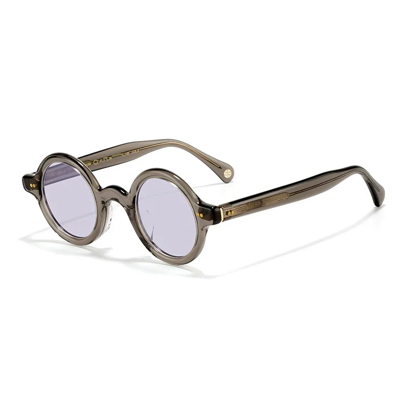 SUPER SUNG Plate Frame Round Sunglasses Unisex-0