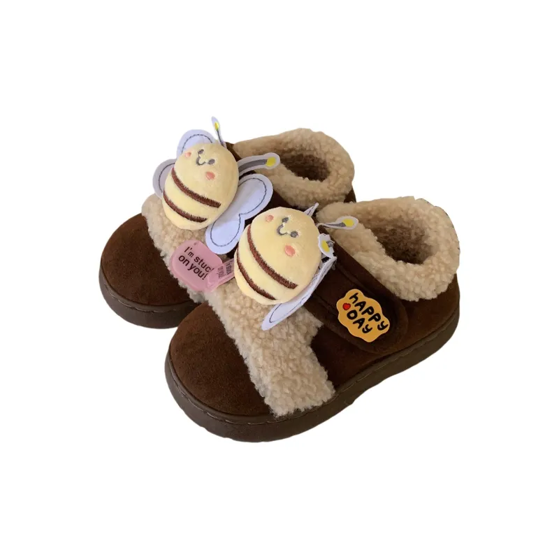 SHIGUDE Home Slippers Unisex Black/Dark Coffee/Light Brown-4