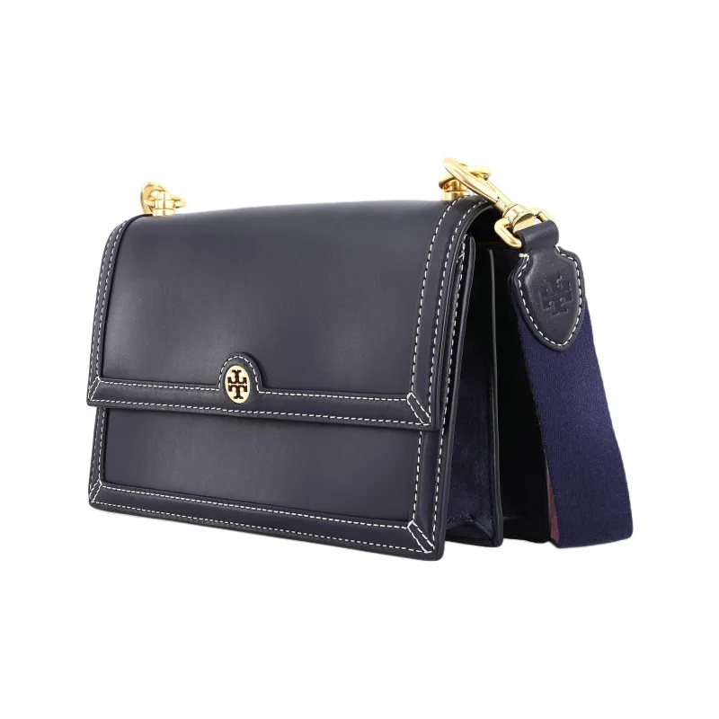 TORY BURCH T Monogram Leather Handbags Shoulder Bag Crossbody Bag Regular Women's Navy-1