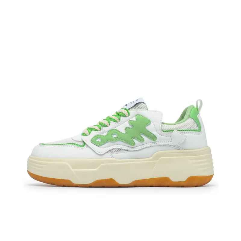 Singing Wear-Resistant Lightweight Height Increasing Low-Top Skateboard Shoes Unisex-8