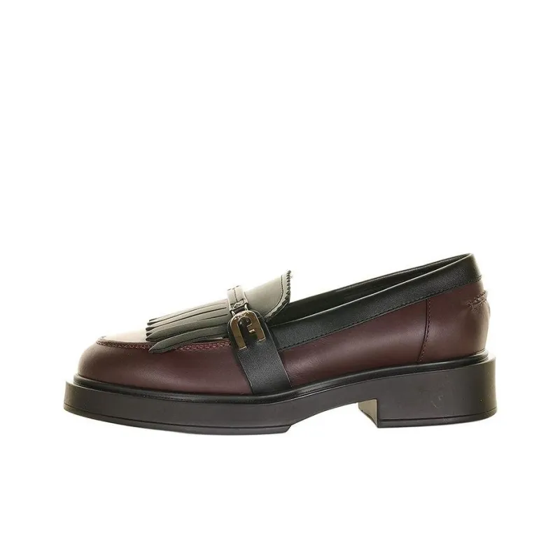 Furla Chianti Loafers Women's Brown Black-0