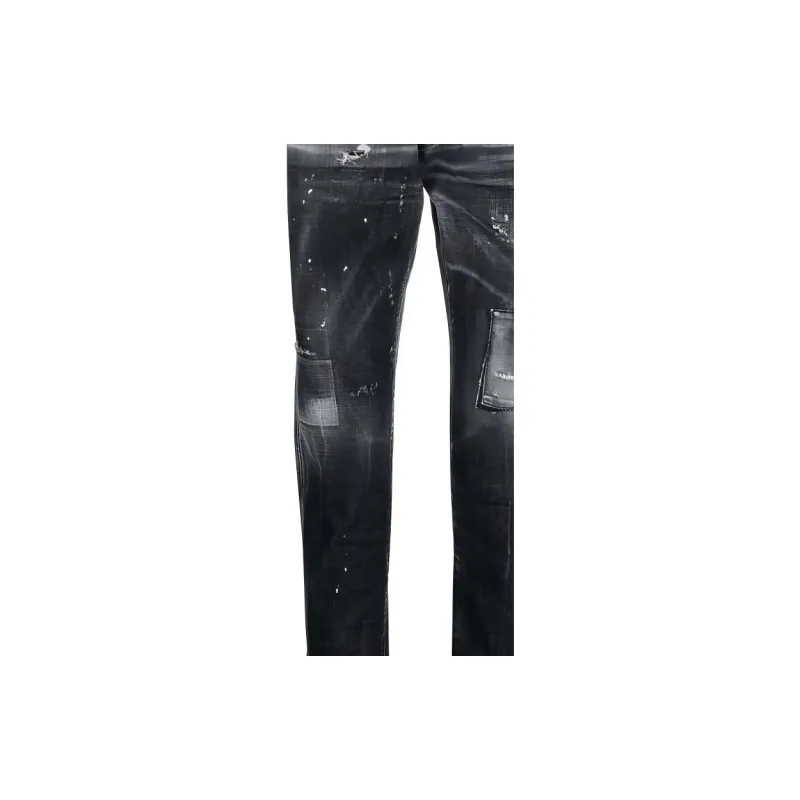 DSQUARED2 Low rise Distressed Skinny Jeans-5