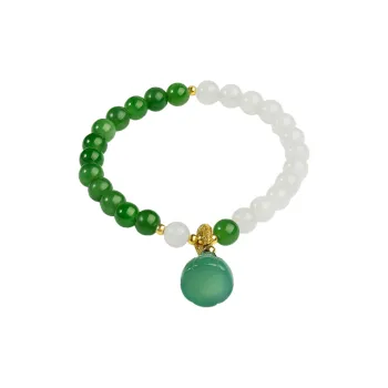 Oriental Jade Bracelets White Jade/Pale Greenish White Jade Women's