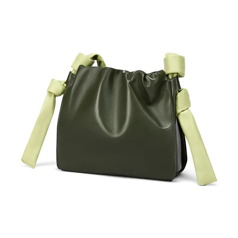 CORALDAISY Synthetic Leather Crossbody Cloud Bag Bucket Bag Shoulder Bag Women's Crescent White-11