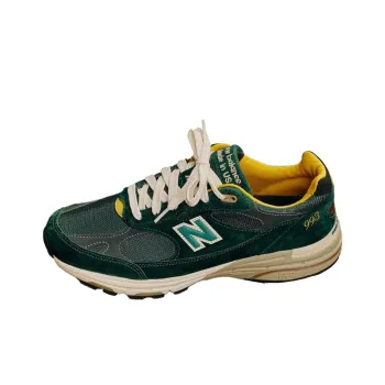 Aimé Leon Dore x New Balance NB 993 Anti Slip Wear Resistant Low Top Casual Running Shoes Unisex Green
