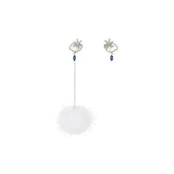 ZEGL 925 Silver Needles Earrings Women's