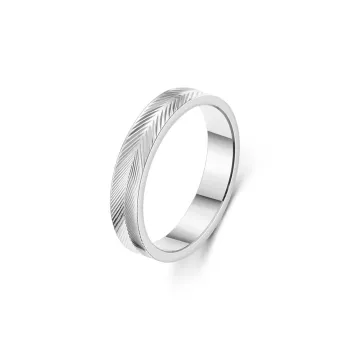 FOREVER MELODY Titanium Steel Rings Unisex